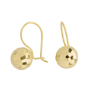 <p>9 carat yellow gold earrings</p>