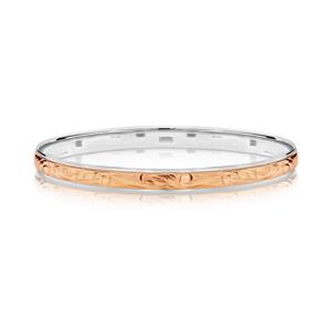 <p>9ct rose gold on sterling silver</p>
<p> </p>