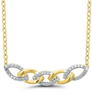 9ct Yellow chain link Necklace - Includes chain
