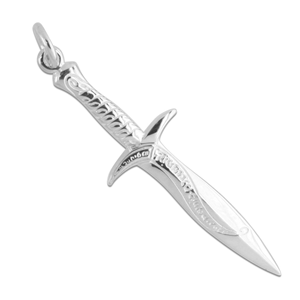 <p>Frodo's sword <i>Sting</i> is engraved with Elvish runes on it's blade and hilt, and glows blue when Orcs are near.</p>
<p> </p>
<p>Comes with the Official Lord of the Rings pouch.</p>